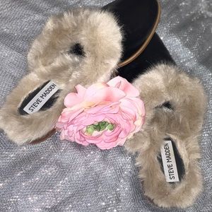 NWOB Steve Madden Finch Leather/Faux Fur Size 6.5